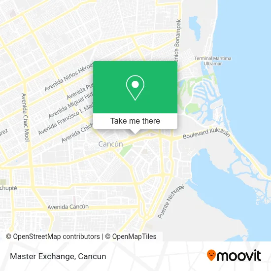Master Exchange map