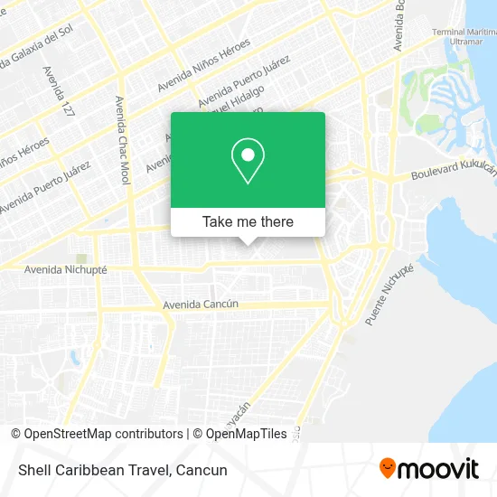 Shell Caribbean Travel map