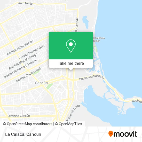 La Calaca map