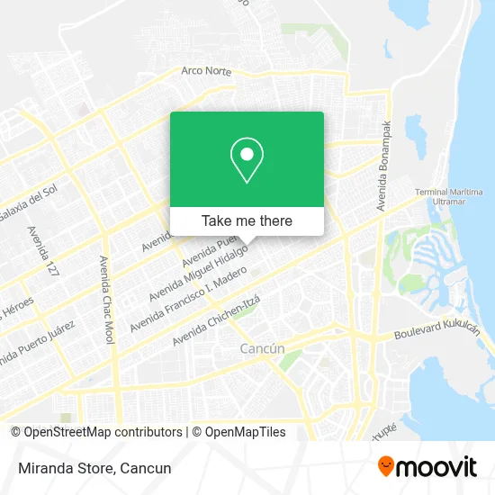 Miranda Store map