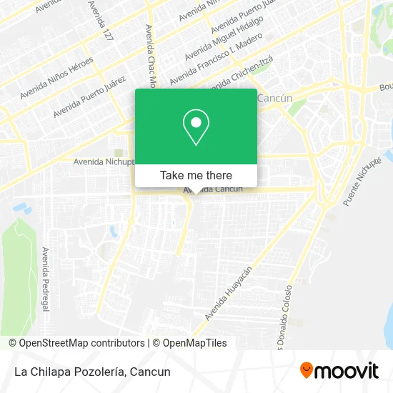 La Chilapa Pozolería map