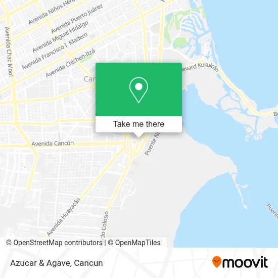 Azucar & Agave map