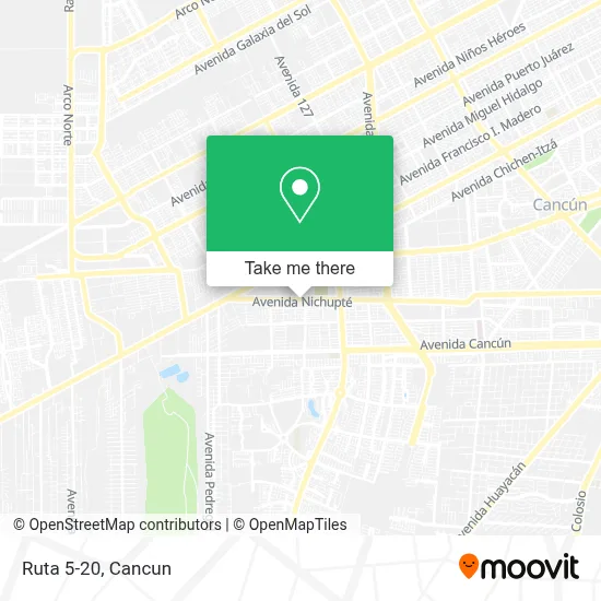 Ruta 5-20 map
