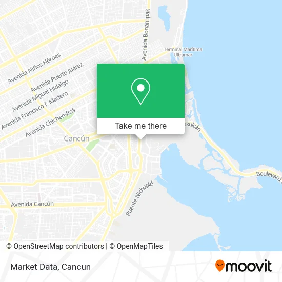 Market Data map
