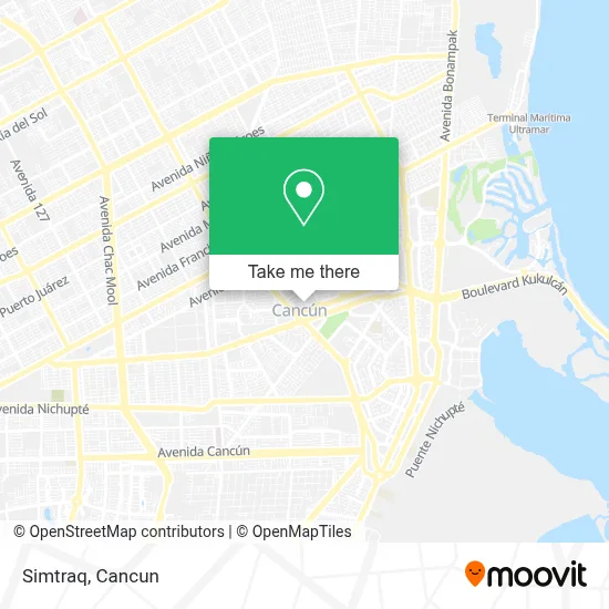 Simtraq map