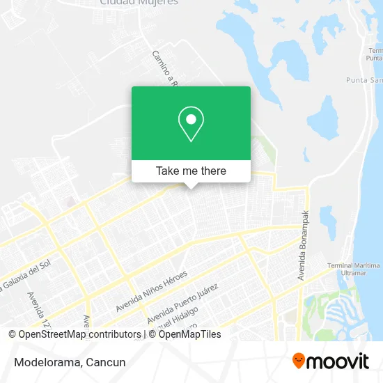 Modelorama map