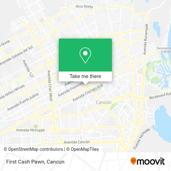 First Cash Pawn map