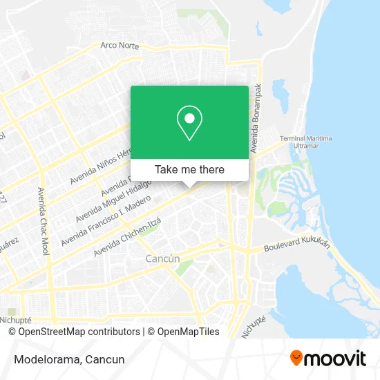 Modelorama map