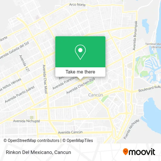 Rinkon Del Mexicano map
