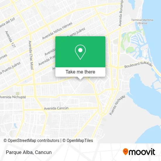 Parque Alba map