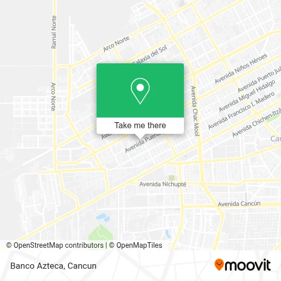 Banco Azteca map