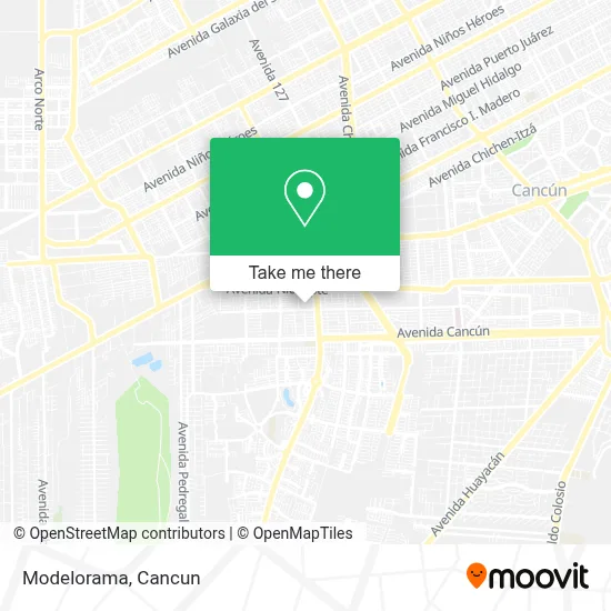 Modelorama map