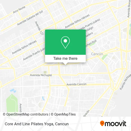 Core And Line Pilates Yoga map
