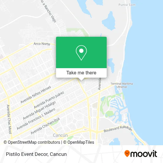 Pistilo Event Decor map