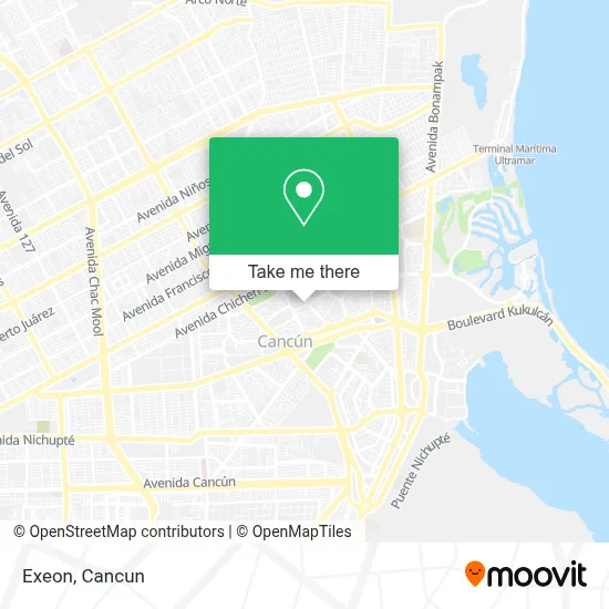 Exeon map