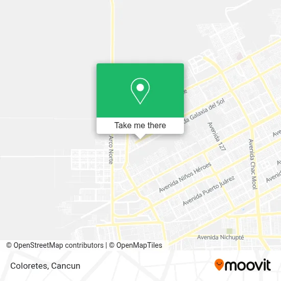 Coloretes map