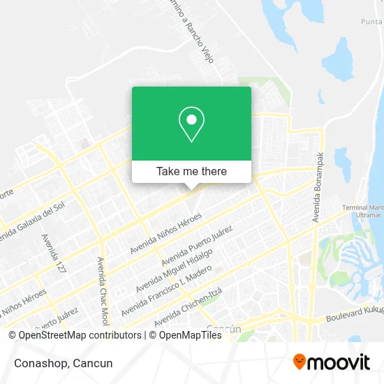 Conashop map