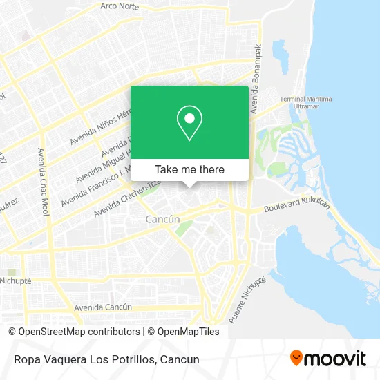 Ropa Vaquera Los Potrillos map