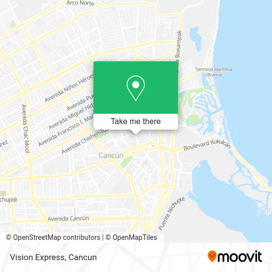 Vision Express map