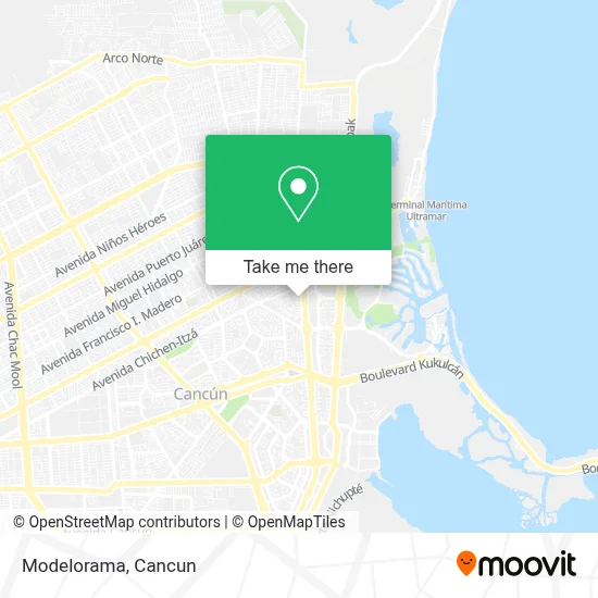 Modelorama map