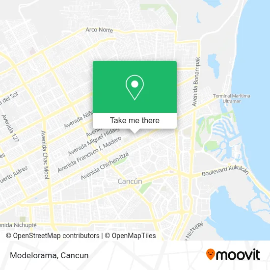 Modelorama map