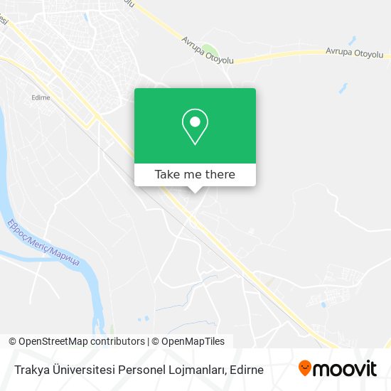 Trakya Üniversitesi Personel Lojmanları map