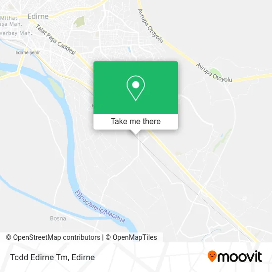Tcdd Edirne Tm map