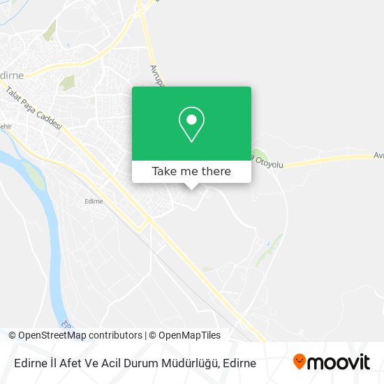 Edirne İl Afet Ve Acil Durum Müdürlüğü map
