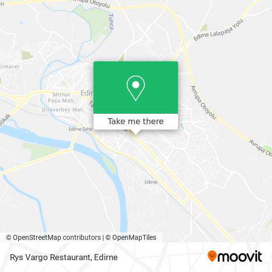 Rys Vargo Restaurant map