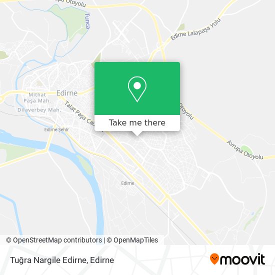 Tuğra Nargile Edirne map