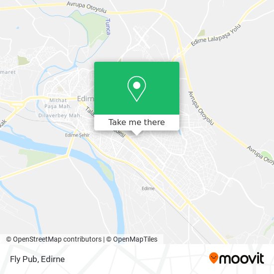 Fly Pub map