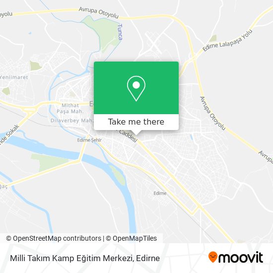 Milli Takım Kamp Eğitim Merkezi map