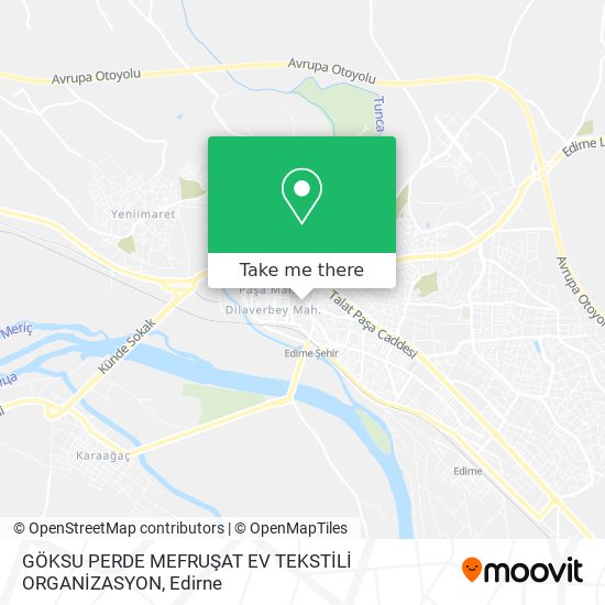 GÖKSU PERDE MEFRUŞAT EV TEKSTİLİ ORGANİZASYON map