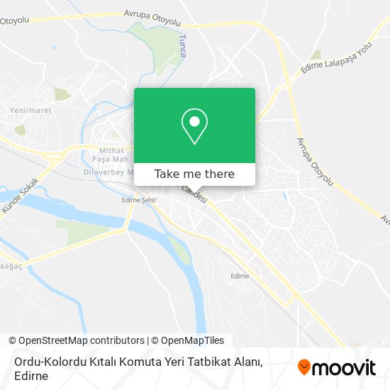 Ordu-Kolordu Kıtalı Komuta Yeri Tatbikat Alanı map