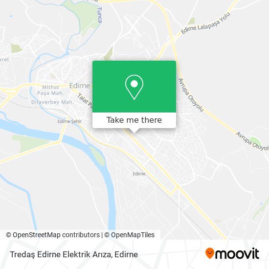 Tredaş Edirne Elektrik Arıza map