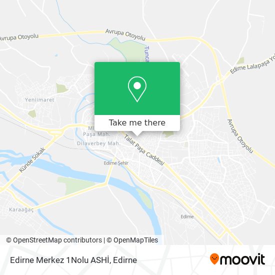 Edirne Merkez 1Nolu ASHİ map