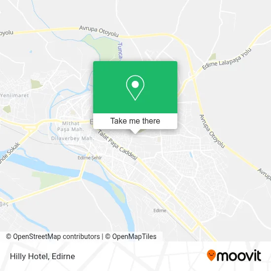 Hilly Hotel map
