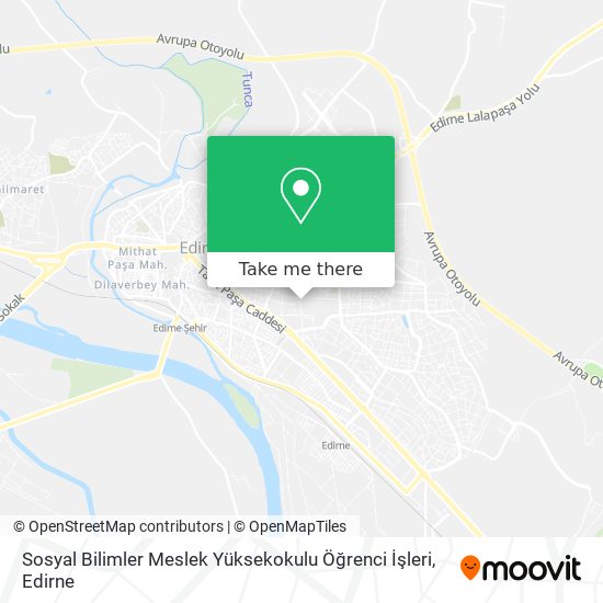Sosyal Bilimler Meslek Yüksekokulu Öğrenci İşleri map