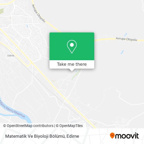 Matematik Ve Biyoloji Bölümü map