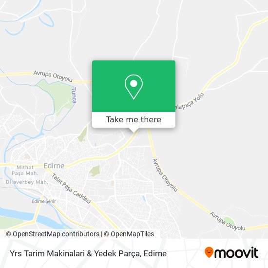 Yrs Tarim Makinalari & Yedek Parça map