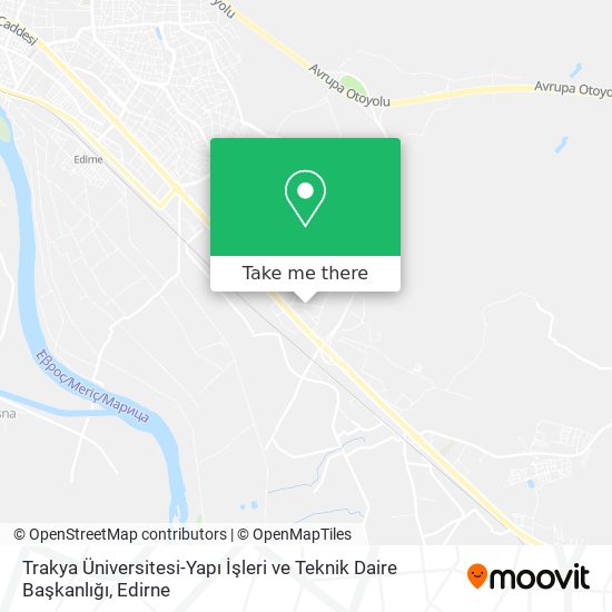 Trakya Üniversitesi-Yapı İşleri ve Teknik Daire Başkanlığı map