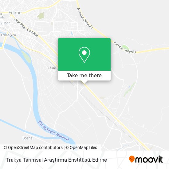 Trakya Tarımsal Araştırma Enstitüsü map