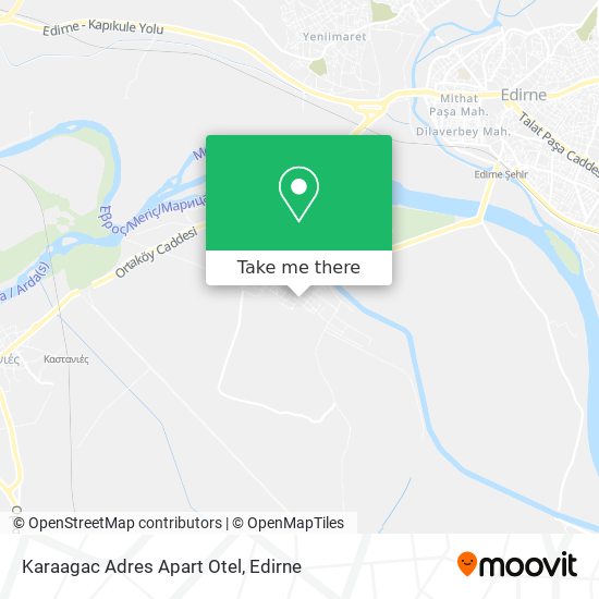 Karaagac Adres Apart Otel map