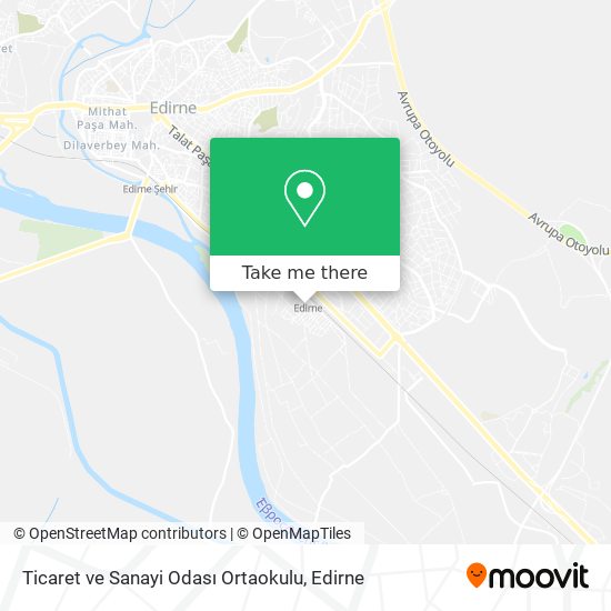 Ticaret ve Sanayi Odası Ortaokulu map