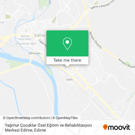 Yağmur Çocuklar Özel Eğitim ve Rehabilitasyon Merkezi Edirne map