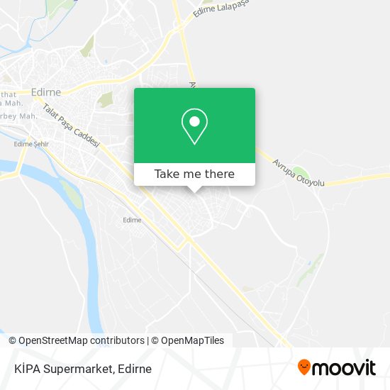 KİPA Supermarket map