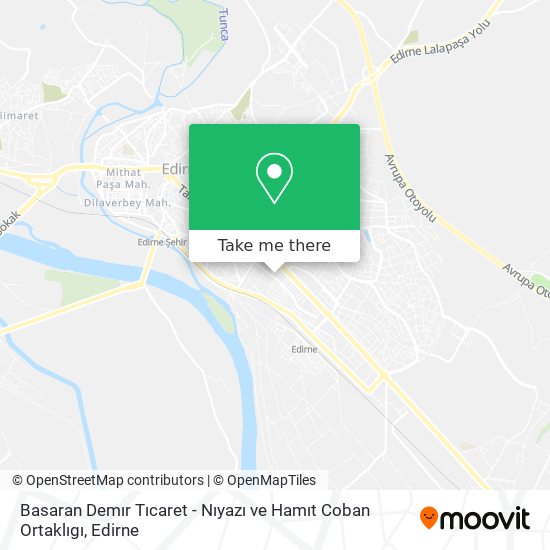 Basaran Demır Tıcaret - Nıyazı ve Hamıt Coban Ortaklıgı map
