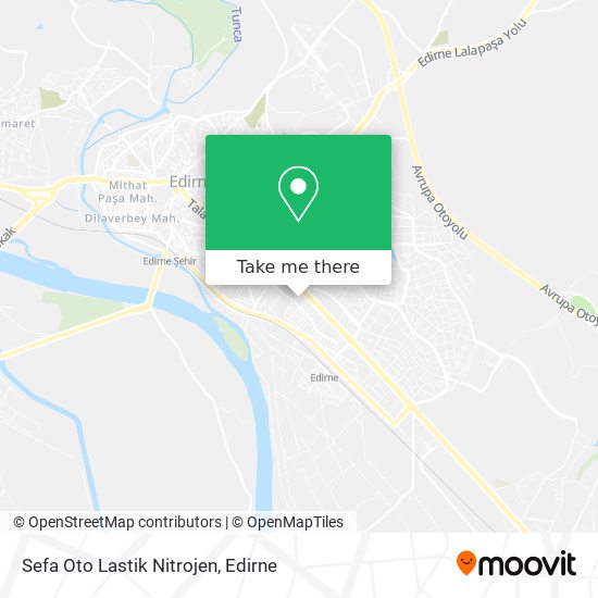 Sefa Oto Lastik Nitrojen map