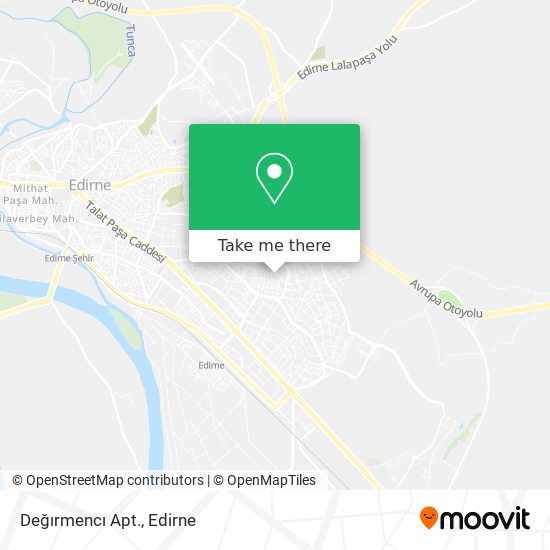 Değırmencı Apt. map