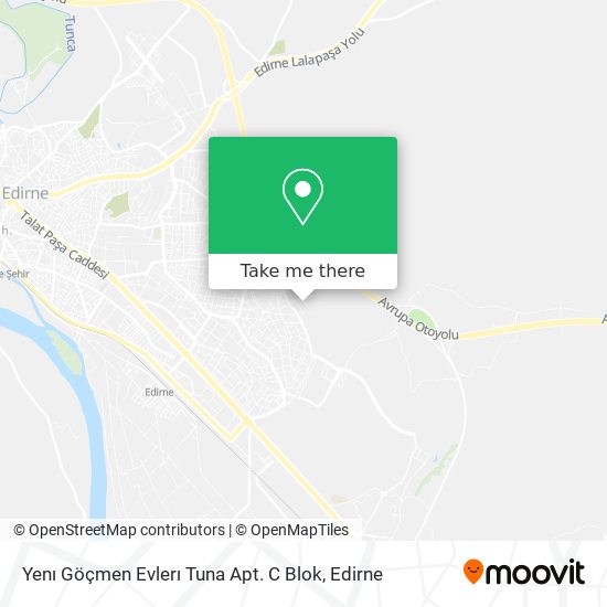 Yenı Göçmen Evlerı Tuna Apt. C Blok map